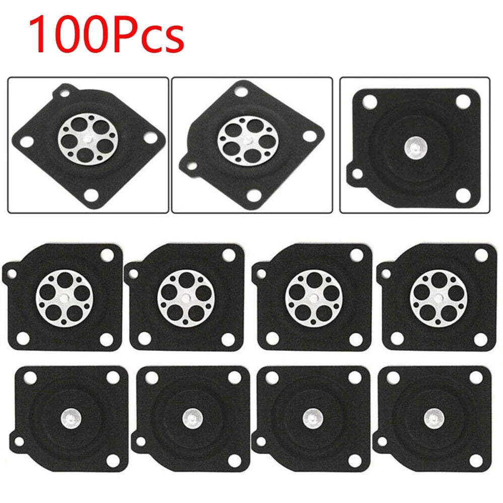 100Pcs Carburetor Metering Diaphragm Repair for Zama C1U (Chainsaw)