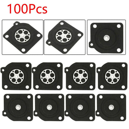 100Pcs Carburetor Metering Diaphragm Repair for Zama C1U (Chainsaw)