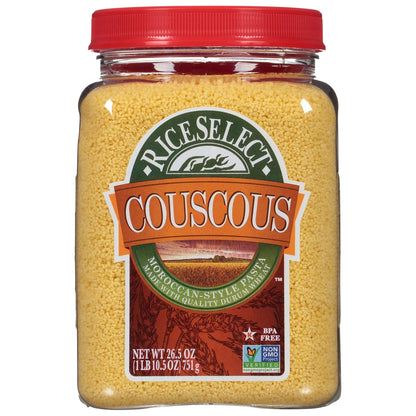 RiceSelect Couscous for Moroccan-Style Wheat Pasta (Non-GMO, 26.5-Ounce)