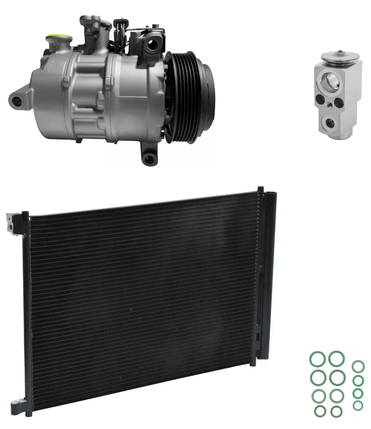 AC Compressor Kit With Condenser for Mercedes C43 AMG 3.0L (2020–2020)