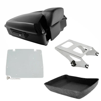 Chopped Trunk Backrest Mount Plate for Harley Touring Road King (2014–2026)