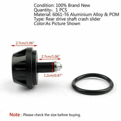 Rear Drive Housing Cardan Crash Slider Protector for BMW R1200GS (2013–2017)