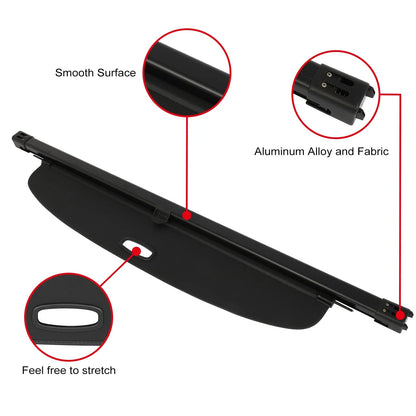 Retractable Rear Cargo Security Trunk Cover for Audi Q7 (2007–2015)