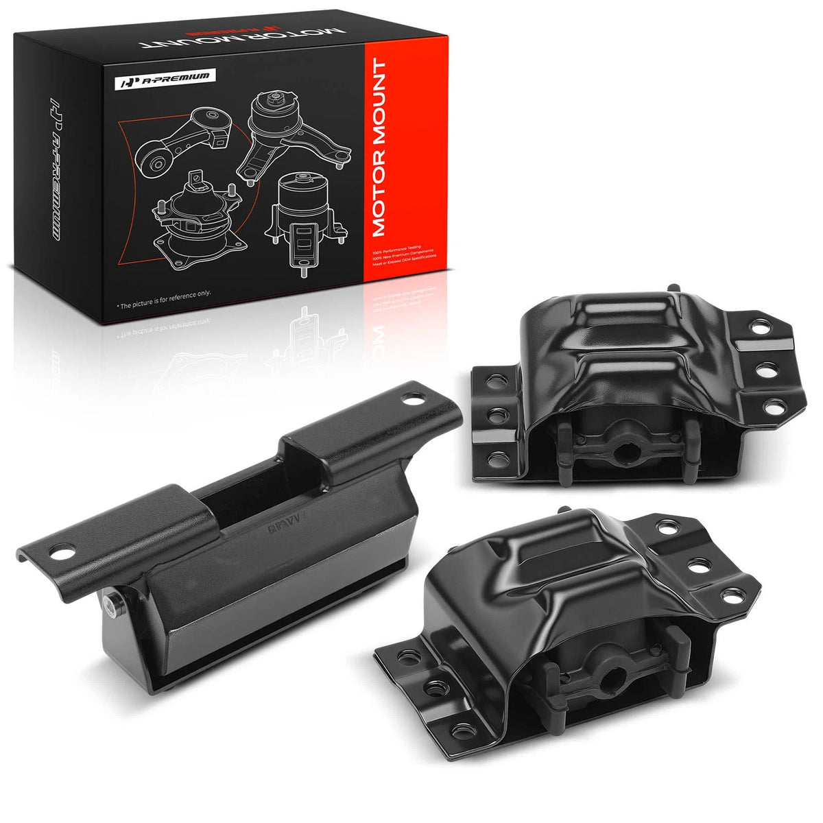 3X Engine Motor & Trans Mount for Chevy Tahoe Blazer GMC Yukon (1995–2000) - 15592505, 15022551, 15031704, 15113134, A2637, A2638