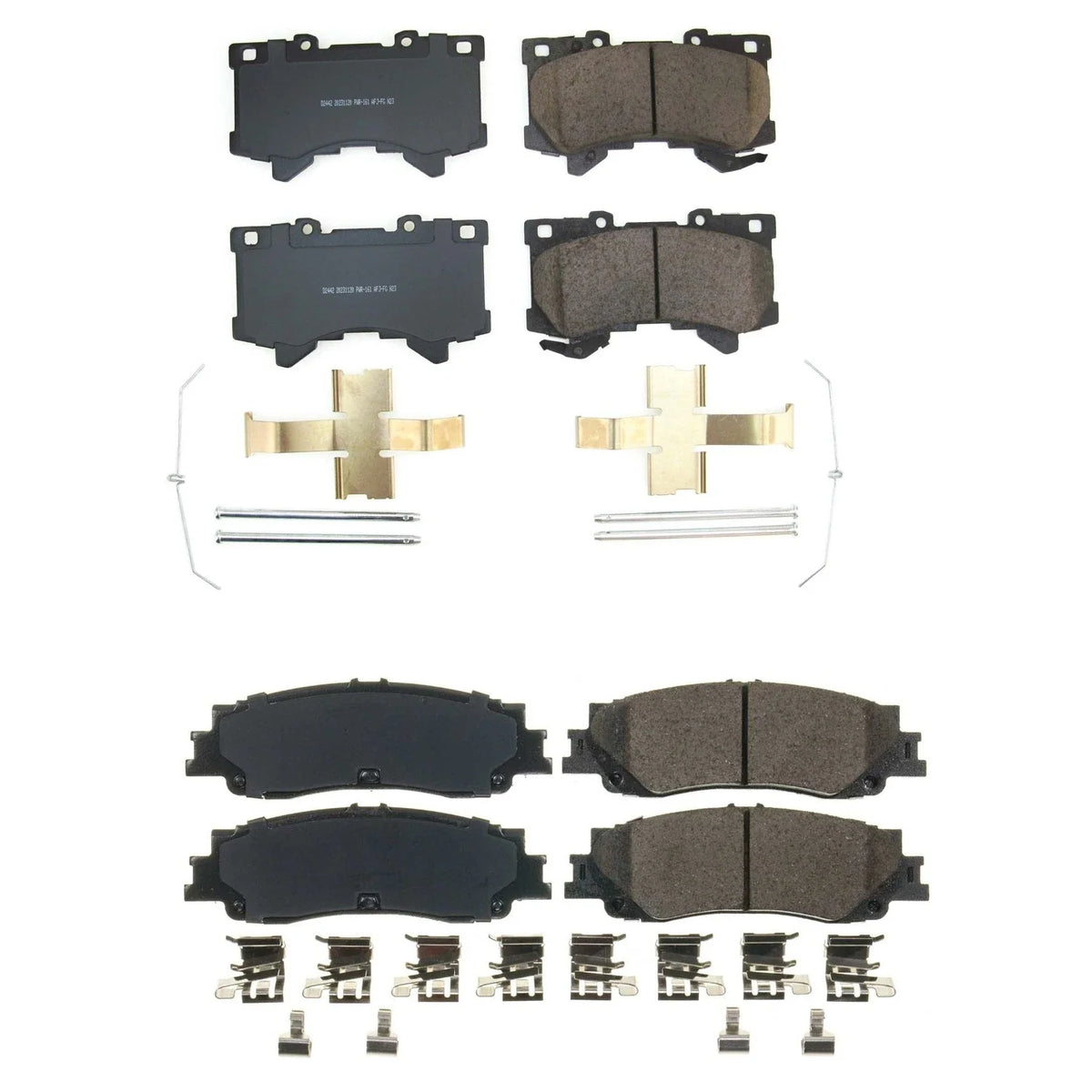 PowerStop Z17 Low-Dust Ceramic Disc Brake Pads Kit for LX600 Tundra (2022–2023)