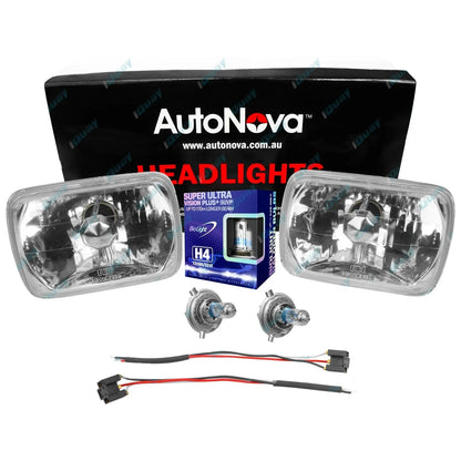 H4 Headlight Upgrade Kit for Hilux 2 x 60/55w Halogen Lamps (2005-2023)