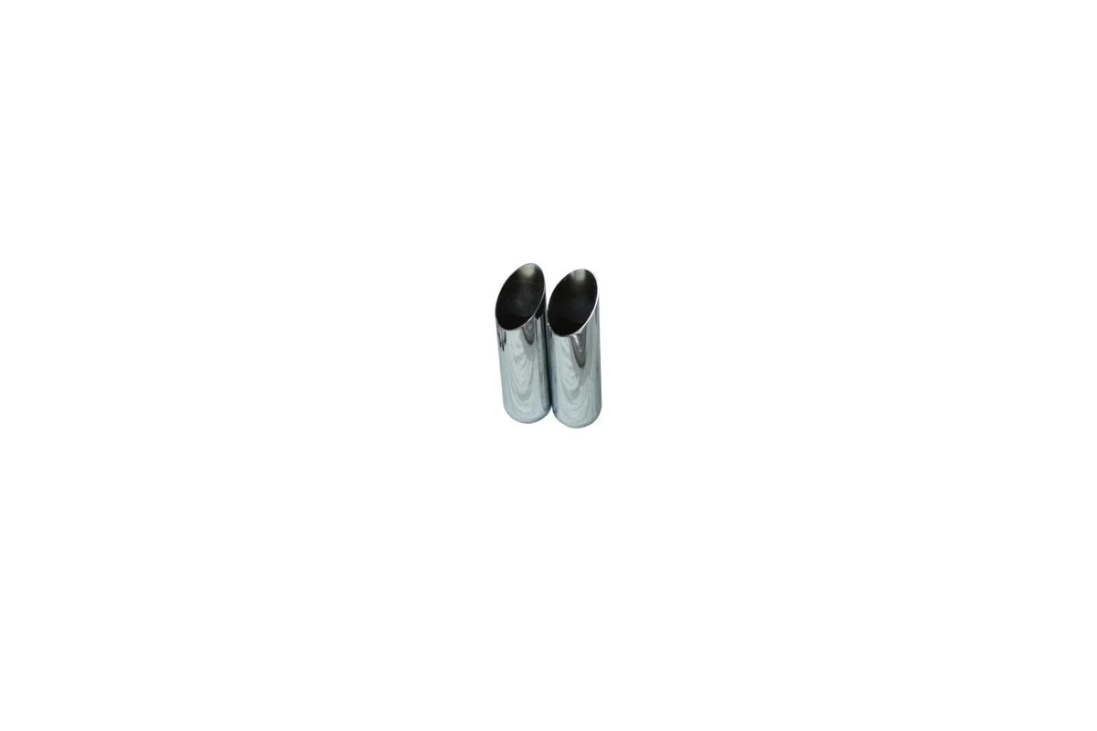 Dual Exhaust Kit for Ford F-150 (1987–1997) 2.5" Pro XS Slash Tip