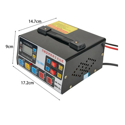 Car Battery Charger / 12V-24V / Pure Copper 5 Lights for Car