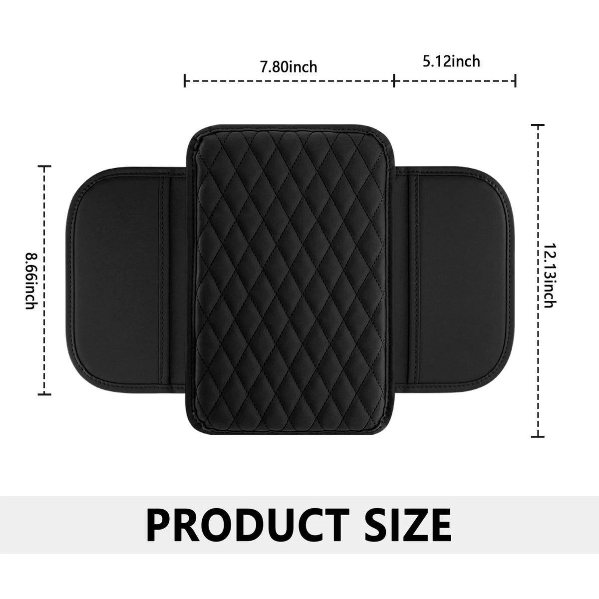 Car Center Console for Universal Fit (12.13 x 7.80 x 0.79 inches)