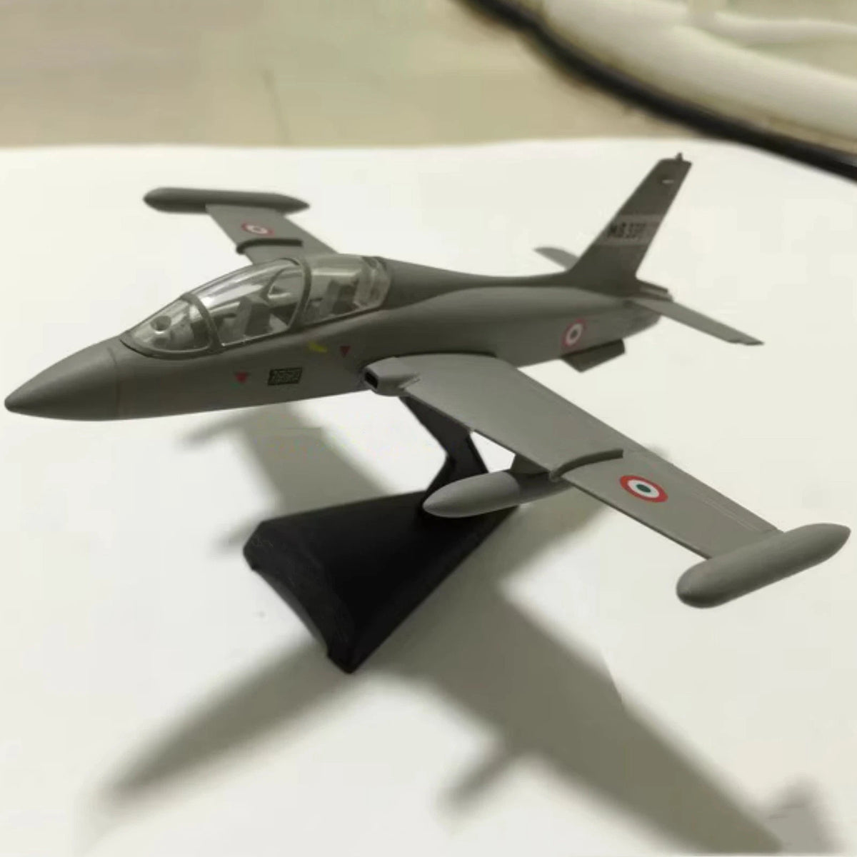 12cm Diecast Alloy Aermacchi MB339 Fighter Model (Italy)