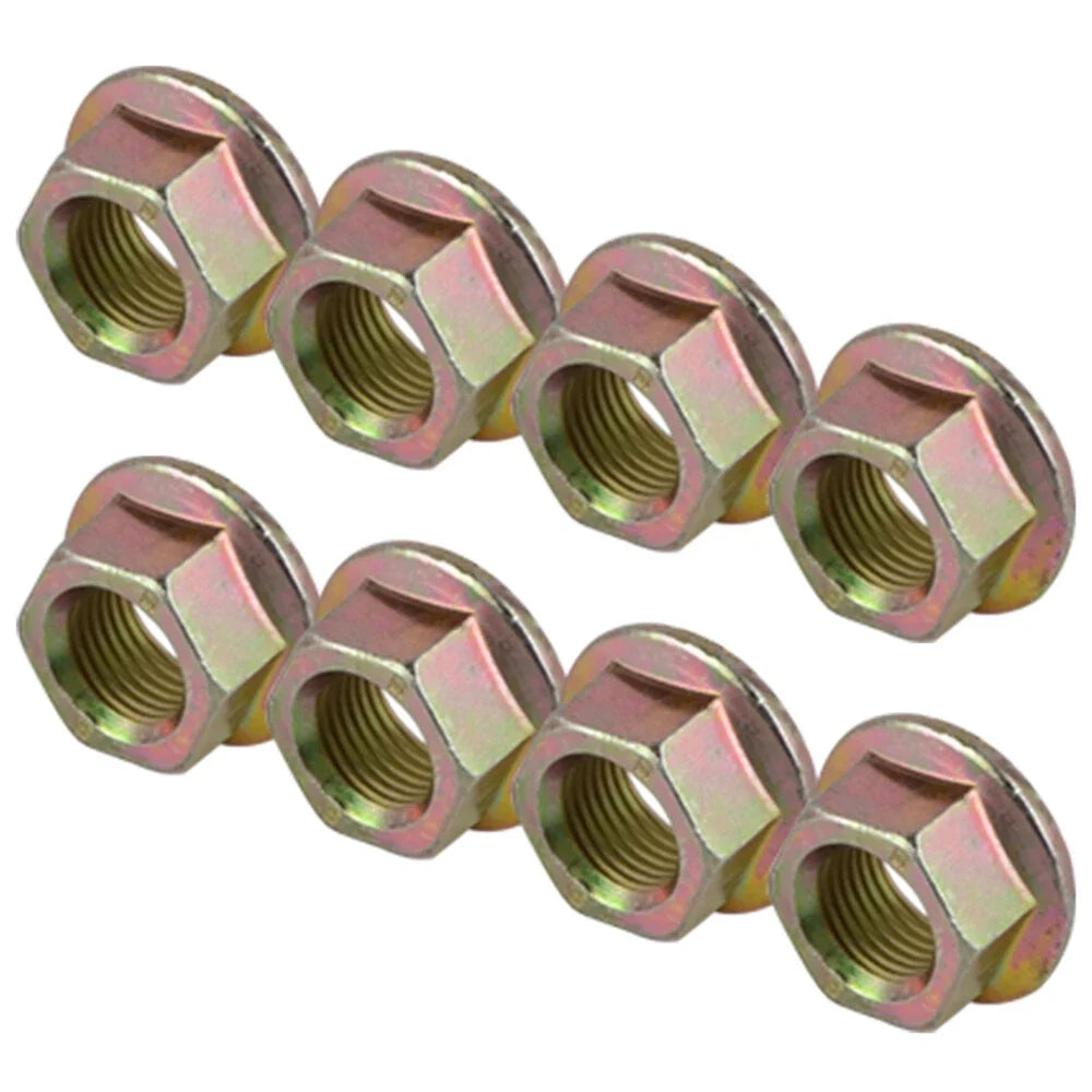 Set of 8 Flange Wheel Lug Nuts for Polaris Ranger 500 570 800 900
