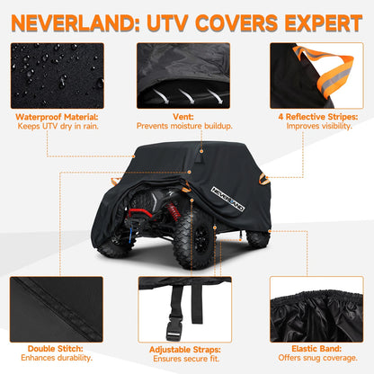 Utility Vehicle Cover for Yamaha Wolverine X2 X4 (2018–2023) Waterproof