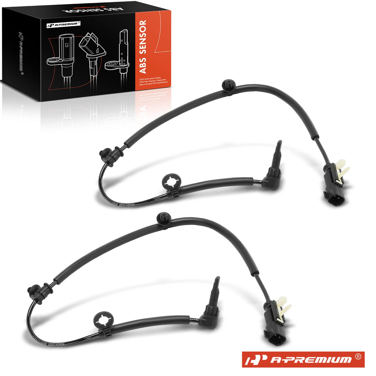 2X Rear ABS Wheel Speed Sensor for Buick Envision (2016–2017) 23251376