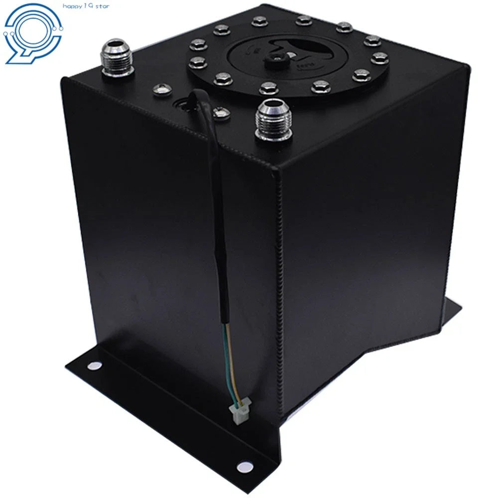 2.5 Gallon Fuel Cell Tank for Racing Drift with Level Sender (Aluminum Black)