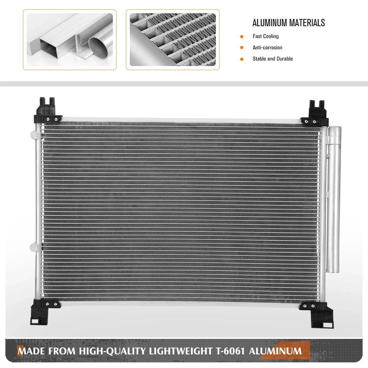 A/C Condenser for Lexus RX350/RX350L (2016–2019) Aluminum Core