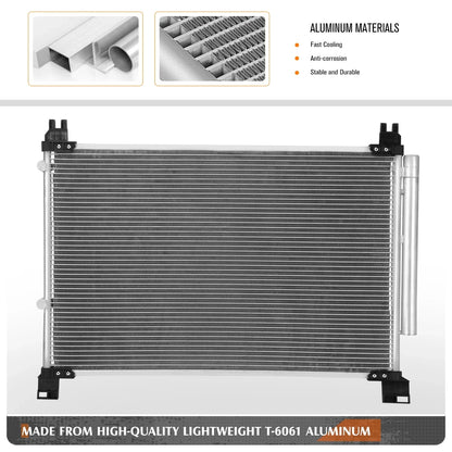 A/C Condenser for Lexus RX350/RX350L (2016–2019) Aluminum Core