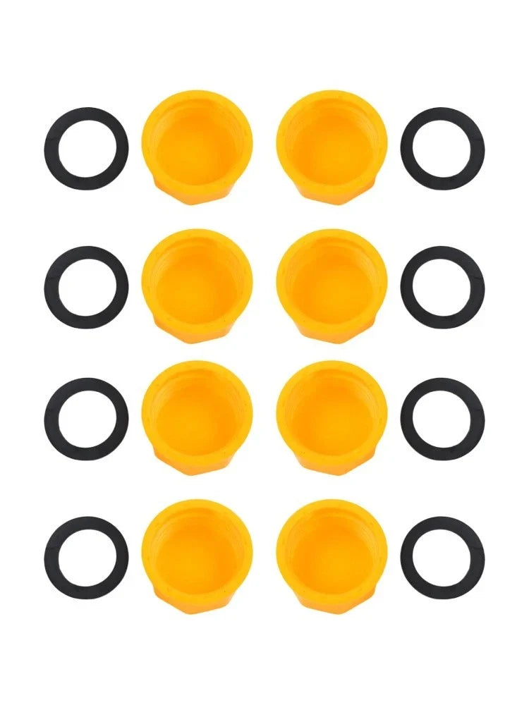 Set of 8 Fuel Tank Lids for (Plastic Construction)