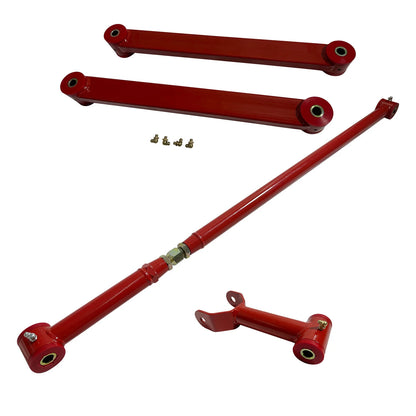 Set of 2 Rear Upper Lower Control Arm Track Bar Sway Bar Link for Mustang (2005–2010) LSOT00902
