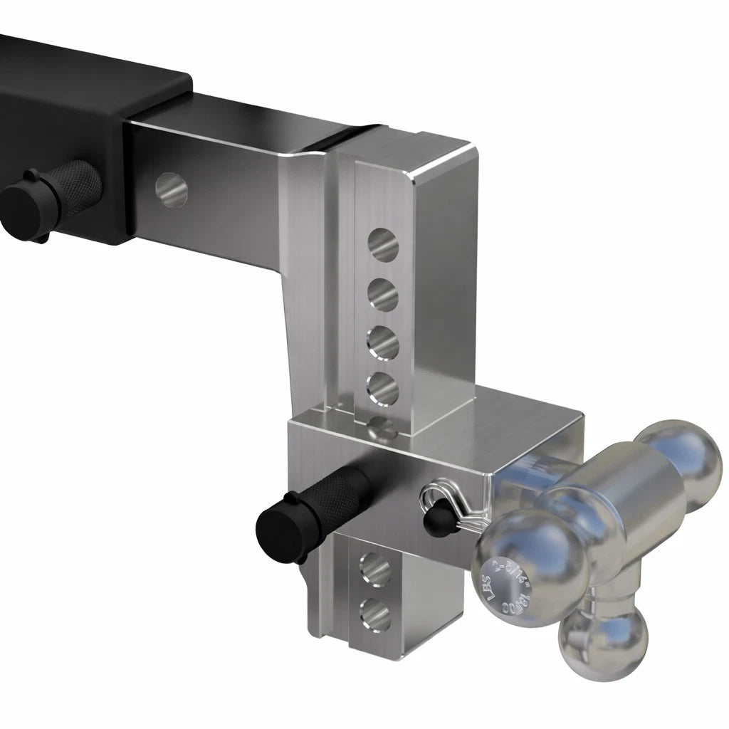 2.5" Receiver Adjustable Drop Hitch for Trailer Towing (8 Inch Drop/Rise)