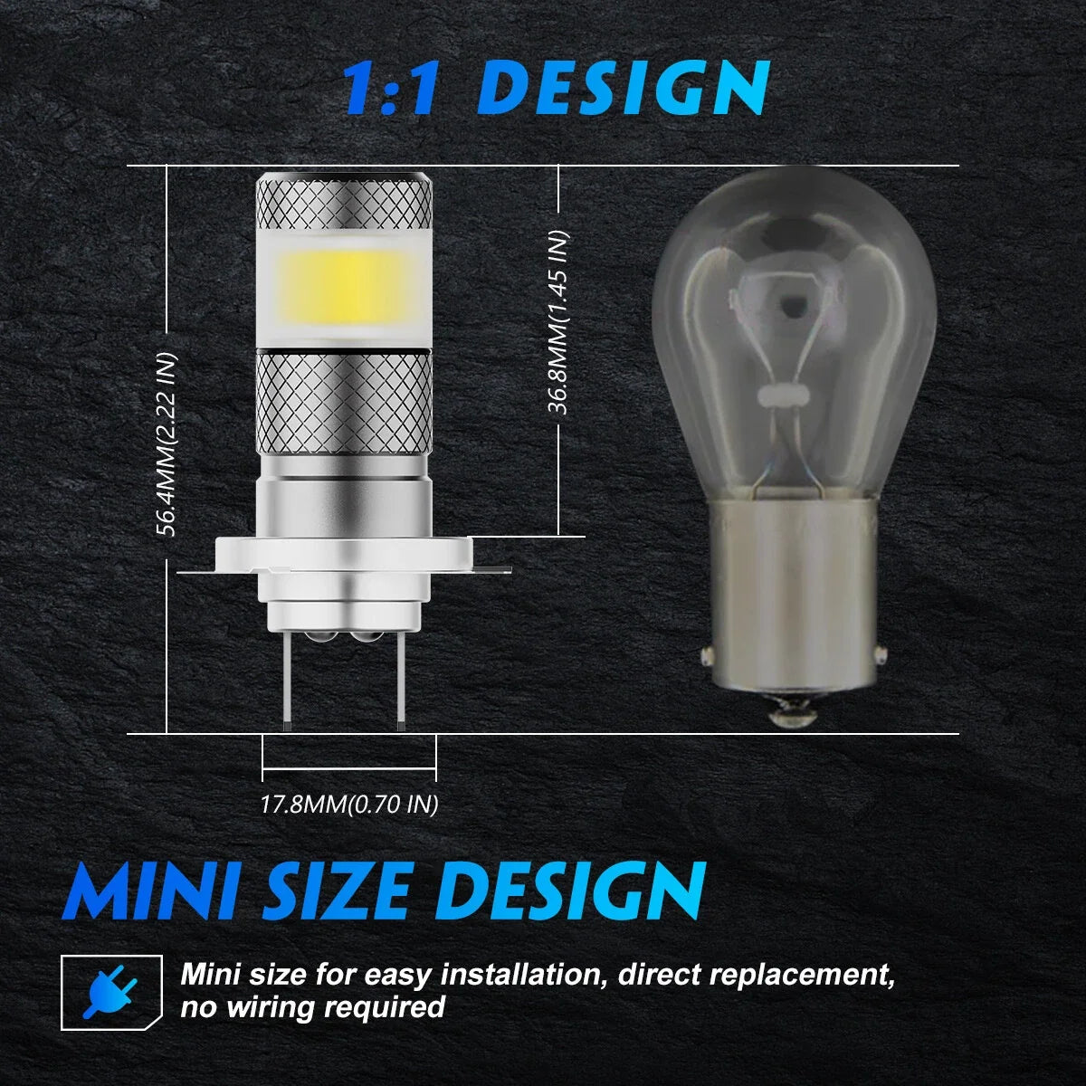 LED Bulbs Kit 9005 9006 H7 H11 for Turn Signal Brake Fog Light DRL