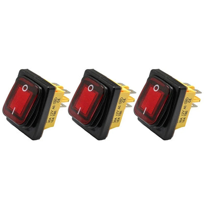 30A Heavy Duty Waterproof Rocker Switch for Cars and Boats