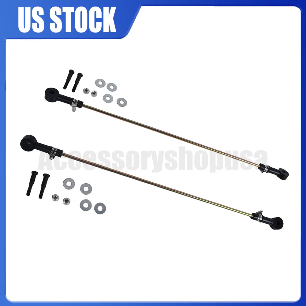 Set of 2 Adjustable Height Control Valve Linkage Rods for Volvo VNL 670 (48100225)