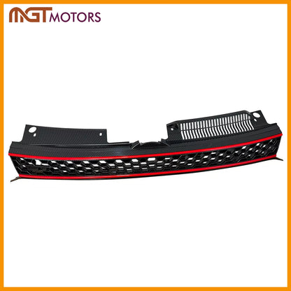 Grille Honeycomb Carbon Fiber Print for VW MK6 Golf GTI (2010–2013) BS-102-206