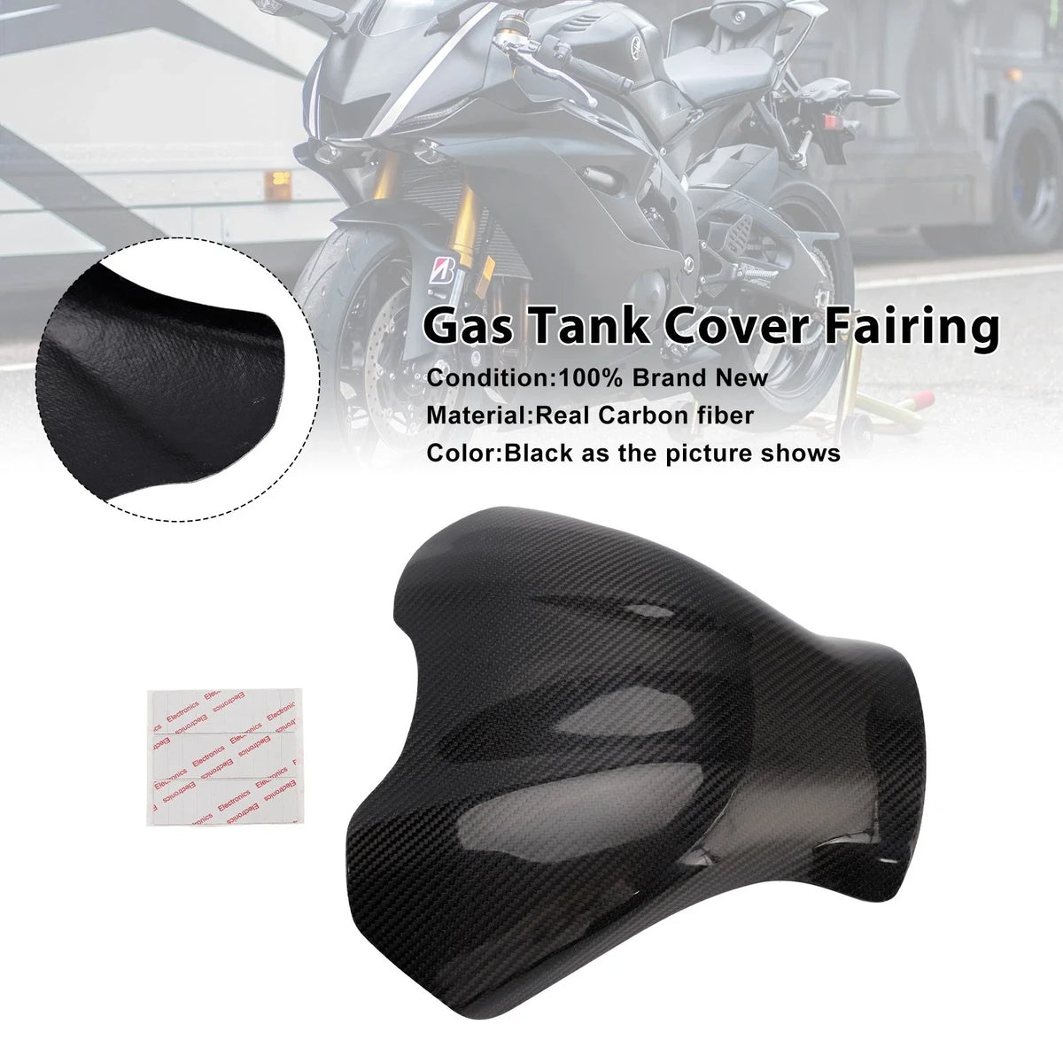 Carbon Fiber Tank Cover Fairing for Yamaha YZF R6 (2017–2023)