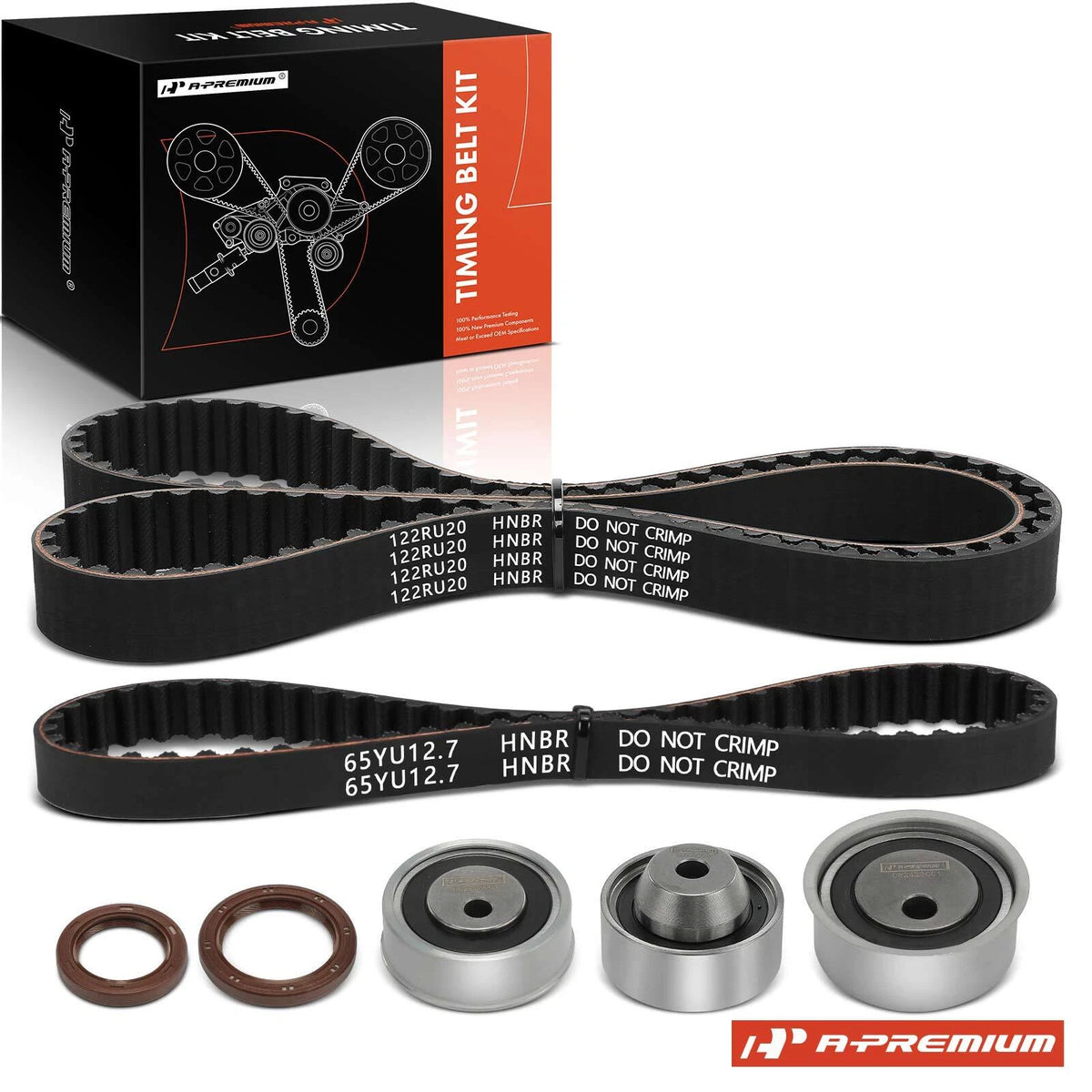 Set of 7 Timing Belt Kit for Mitsubishi Galant Eclipse (2007–2012) TCK340