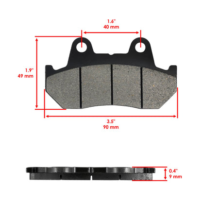 Front Brake Pads for Honda VF500F Interceptor (1984–1986) HU1428MP111LR