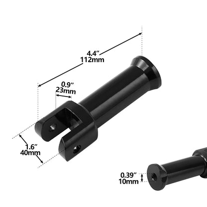 Passenger Footpegs Bracket Mount for Harley Softail Low Rider Street Bob (2018–2023)