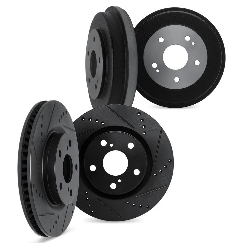 Rotor Set for Chevy Malibu (2004–2012) | Drilled and Slotted | ALX-PAU-DF-8004-53001-CLA1