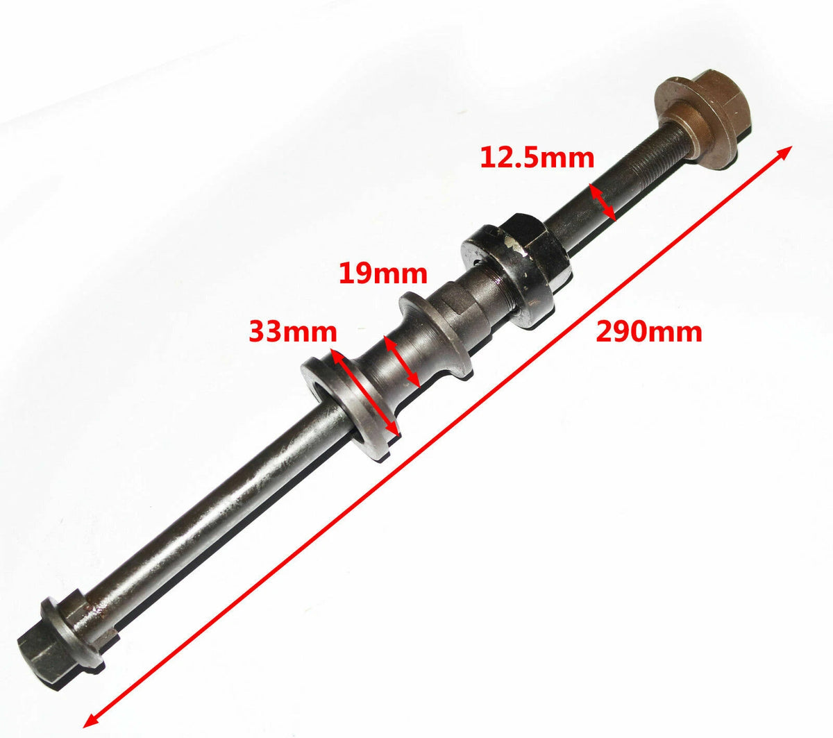 Rear Wheel Axle Assembly for BSA M20 Motorcycle (Year Not Specified)