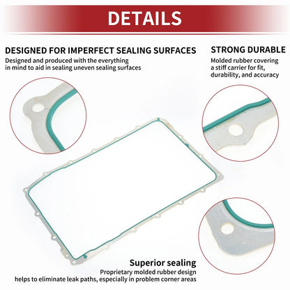 Oil Pan Gasket for Ford F-150 (2017–2020), Ranger (2019–2021) No.HL3P7A191AC