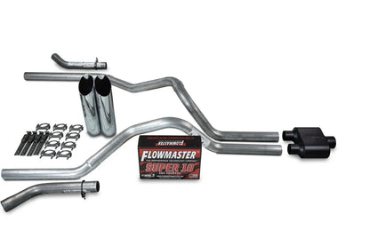 Dual Exhaust Kit for Chevy GMC 1500 (1996–1999) - Flowmaster Super 10, 2.5"
