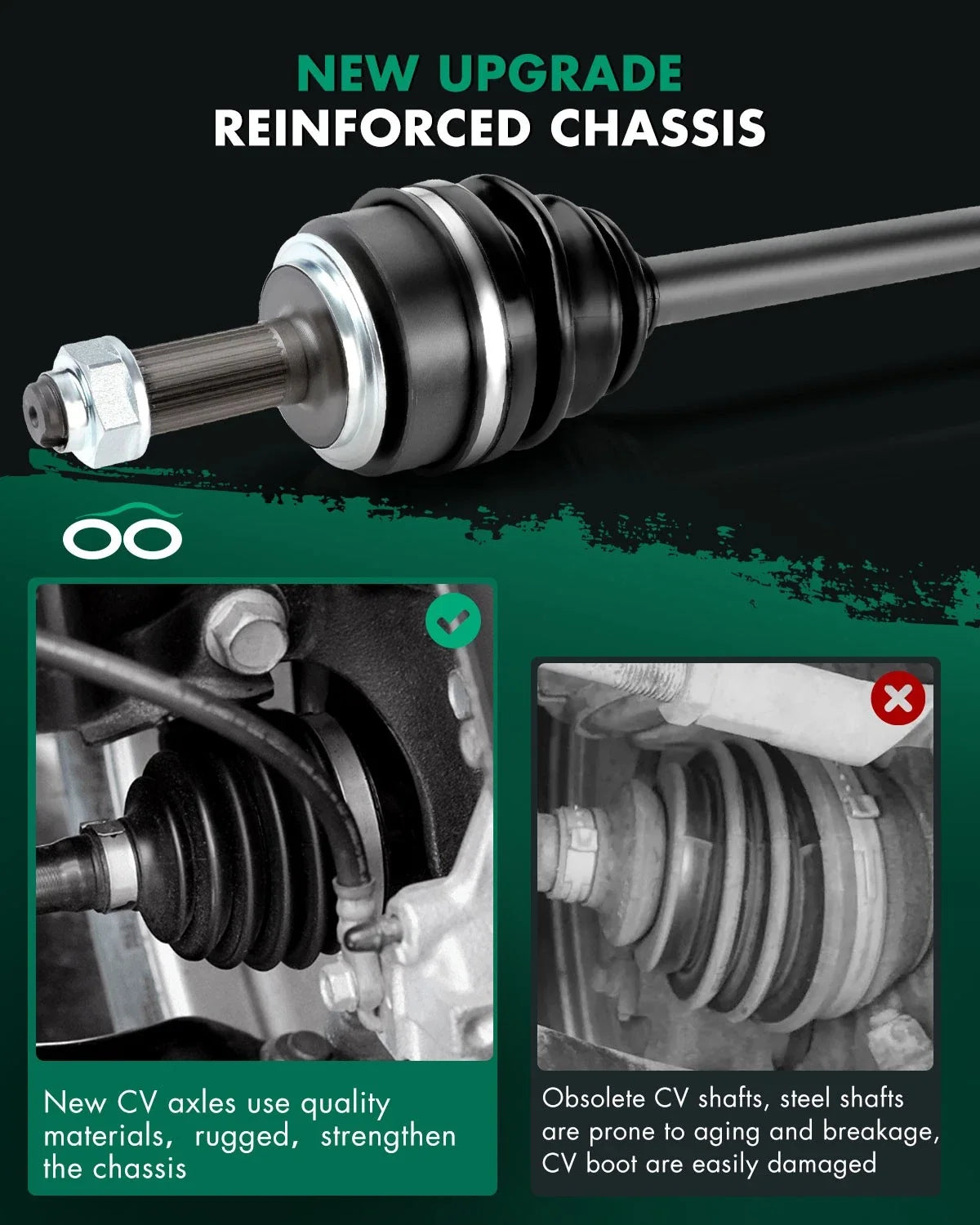 CV Axle Assembly for Honda Accord V6 3.0L (2003–2007)