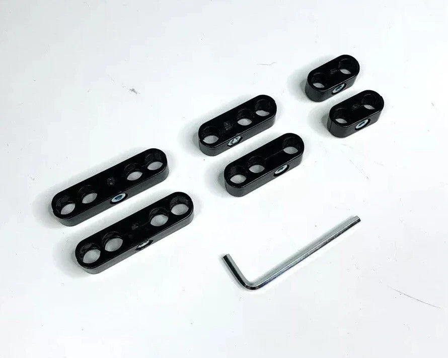 Spark Plug Wire Separators 6 Piece for Black 8mm 8.5mm 9mm (–)