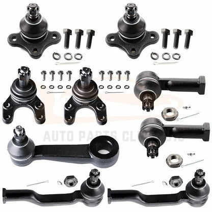 Set of 9 Ball Joints & Tie Rods for Mazda B2200 (1987–1991)