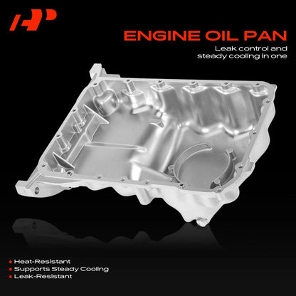 Aluminum Oil Pan for Honda Ridgeline Pilot Odyssey (2007–2010) 264-485, HOP20B, 11200-RDJ-A00