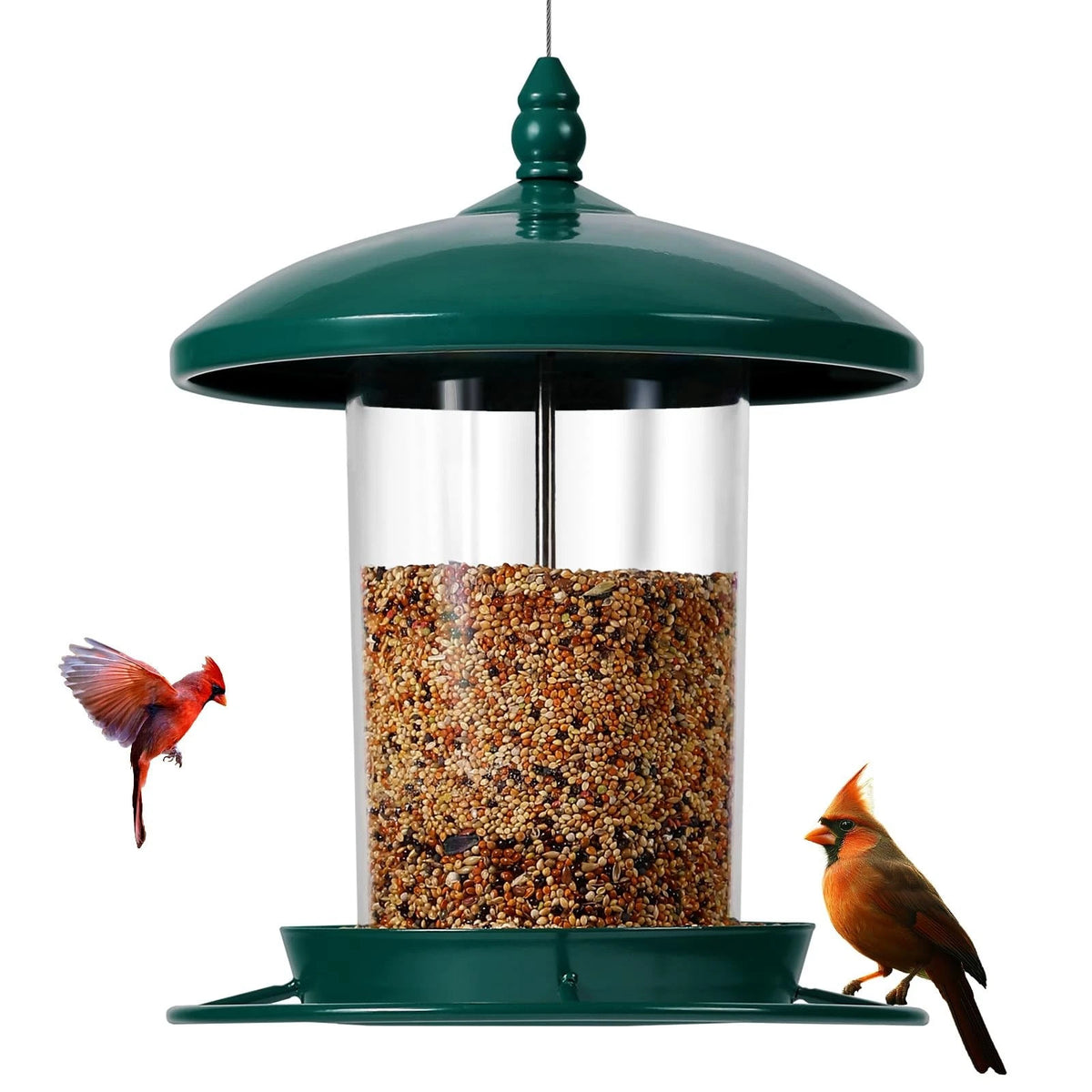 Metal Bird Feeder for Garden Outdoor Squirrel Proof Weatherproof