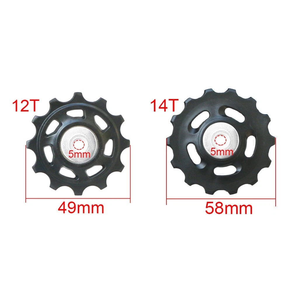 12T/14T Rear Derailleur Wheel Pulley for Bike Bicycle (9/10/11 Speed)