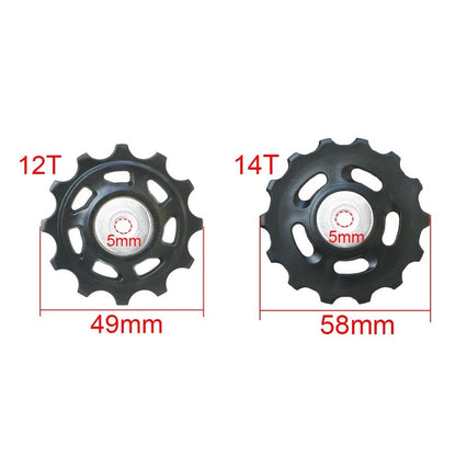 12T/14T Rear Derailleur Wheel Pulley for Bike Bicycle (9/10/11 Speed)