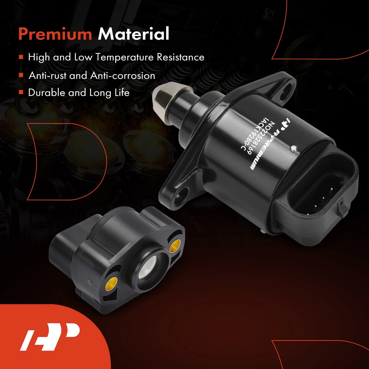 2X Idle Air Control Valve & Throttle Position Sensor Set for Jeep (17119280, 4626052, 4637071, 4798377, 53007562, AC151)
