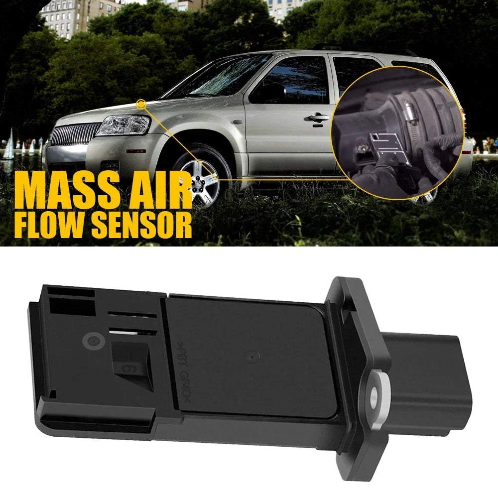 Mass Air Flow Meter Sensor MAF for Ford Focus 2004–2009, F-150, Ranger, Taurus