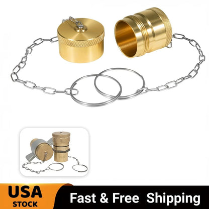 Dust Cap and Plug Set for 1” Body Size Wet Line Wing Style Coupler