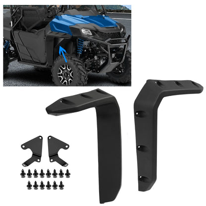 Front Fender Flares Pair for Honda Pioneer 700 (2014–2021) - Black ABS