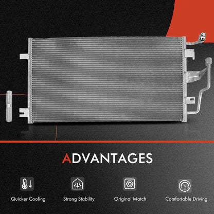 Cooling Kit for Pontiac Sunfire (2002–2005) - Radiator & AC Condenser, 22724215, 4612, 94846, 52473168, 52494197
