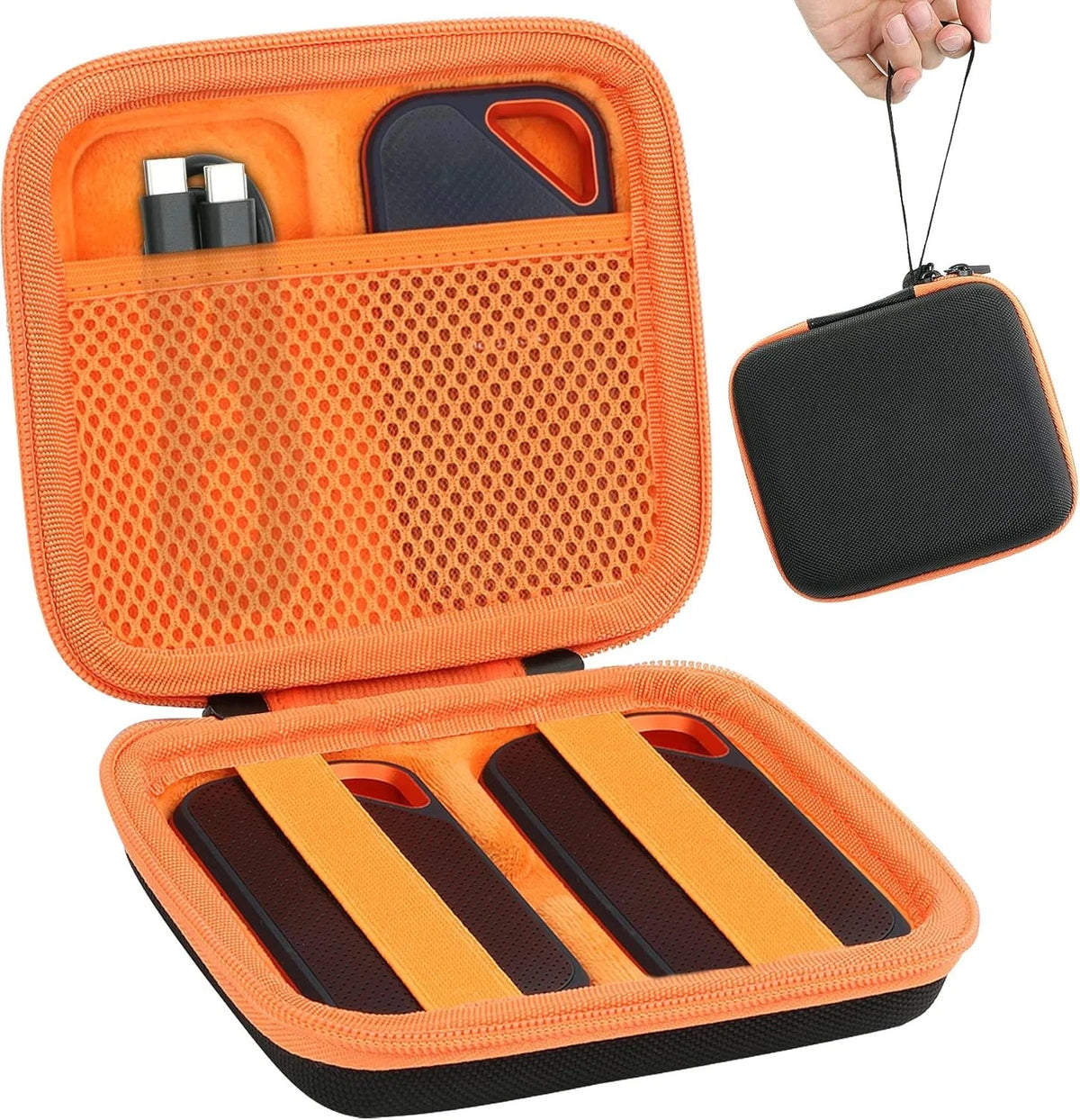 Hard Travel Case for Sandisk Extreme PRO SDSSDE81/SDSSDE80
