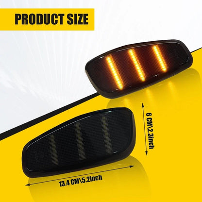 Smoked LED Front Side Marker Light for Jeep Renegade (2015–2023)