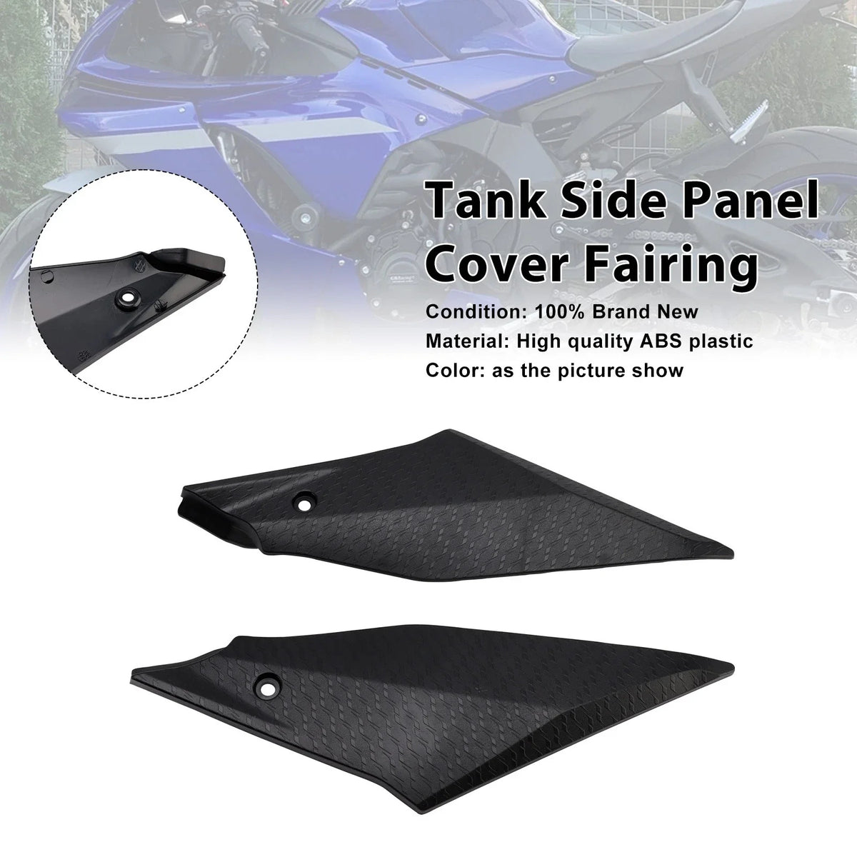 Fuel Tank Side Cover Panel for Yamaha YZF R1 R1M R1S (2015–2019)